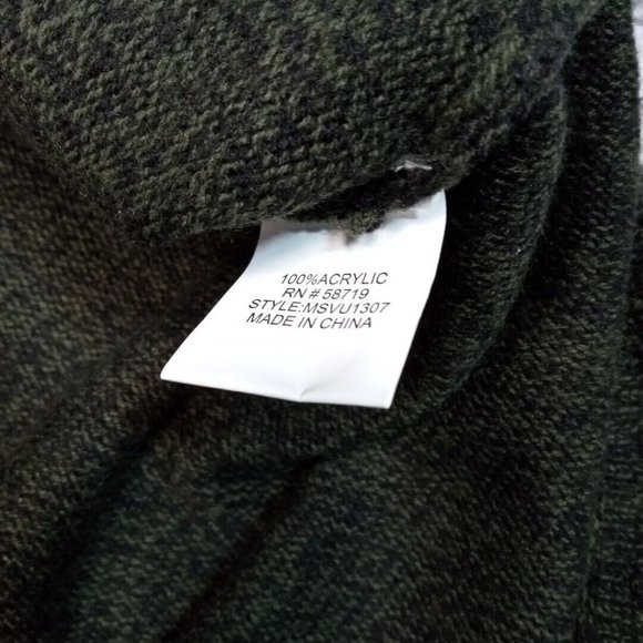 Notations Womens Sweater Turtleneck Green Medium Short‎ Sleeve Knit - Picture 11 of 11